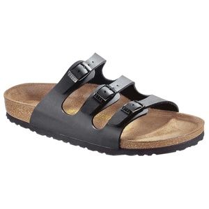 Birkenstock | Shoes | New Birkenstock Florida Womens Black Sandal ...